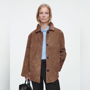 COS Collared Suede Jacket New no tags